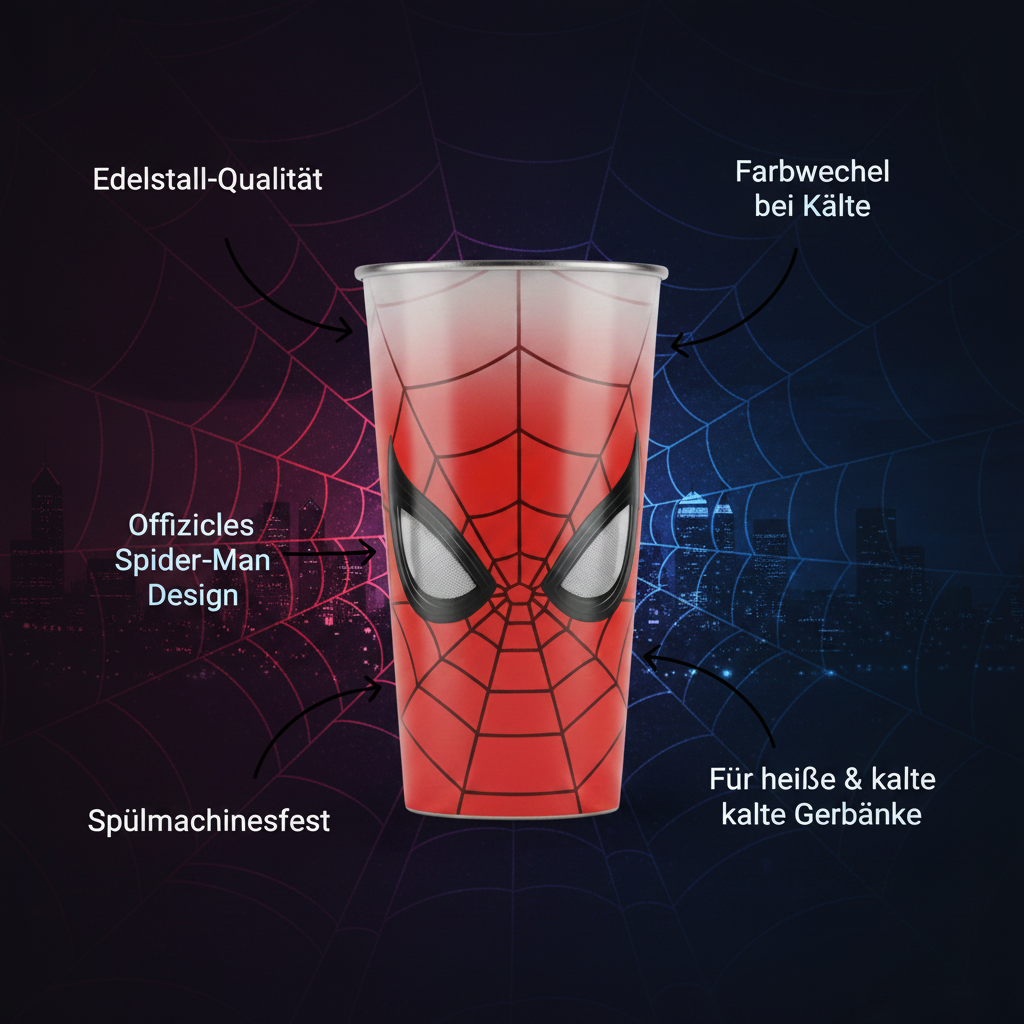 Spider-Man Verwandlungsbecher